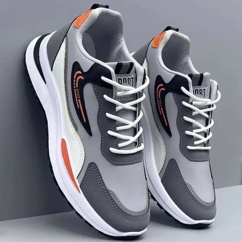 Men's New Design Summer Sports Sneakers PVC Mesh Breathable Shoes with Casual Toe Fashionable PVC Insole Running Winter Season by Reinvent Yourself