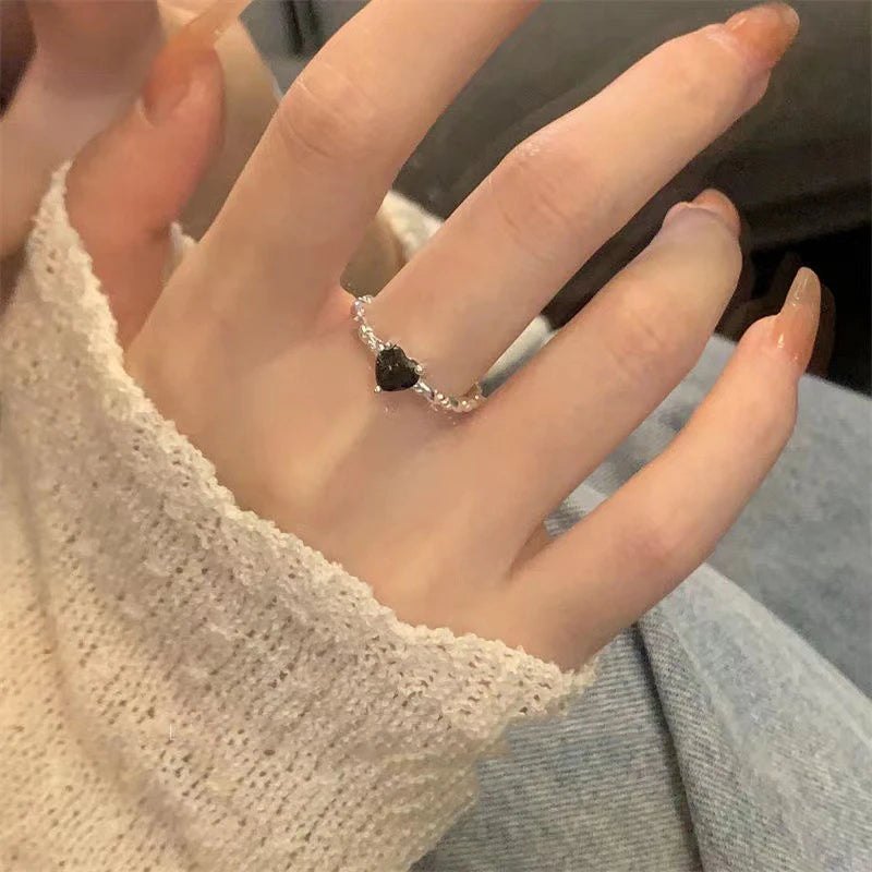 Vintage Brown Tiger Eye Stone Women's Ring Irregular Round Open Ring Design Sense High End Jewelry Gifts by Reinvent Yourself