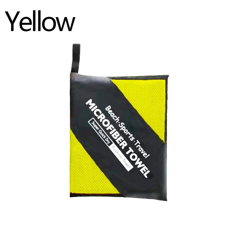 Microfiber Towel Thick Quick Dry Hair Absorbent Large Super Soft and Lightweight Ideal for Travel Sports and Fitness for Yoga by Reinvent Yourself