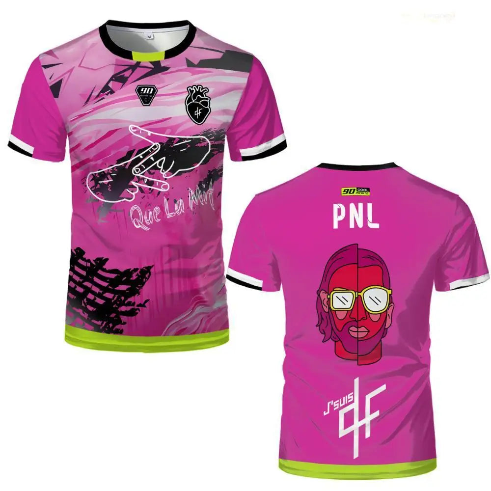 Maillots 90Minute Jersey Printed Breathable Football Training T-shirt Men Women Trendy Short Sleeve Hip Hop Streetwear Kids Tops by Reinvent Yourself