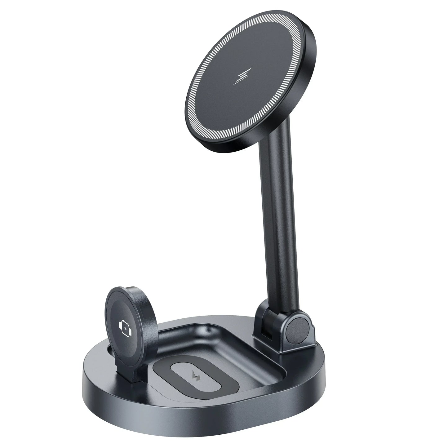3 in 1 Foldable Fast Charging Station Ice Cooling Magnetic Wireless Charger Stand For Phone 16 15 14 13 12 IWatch 9 8 7 AirPods by Reinvent Yourself