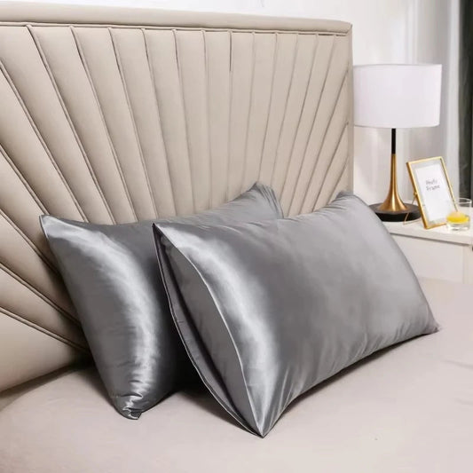 100% Silk Pillowcase Pillow Cover Silky Satin Hair Beauty Pillowcase Comfortable Pillow Case Home Decor Pillow Covers. by Reinvent Yourself