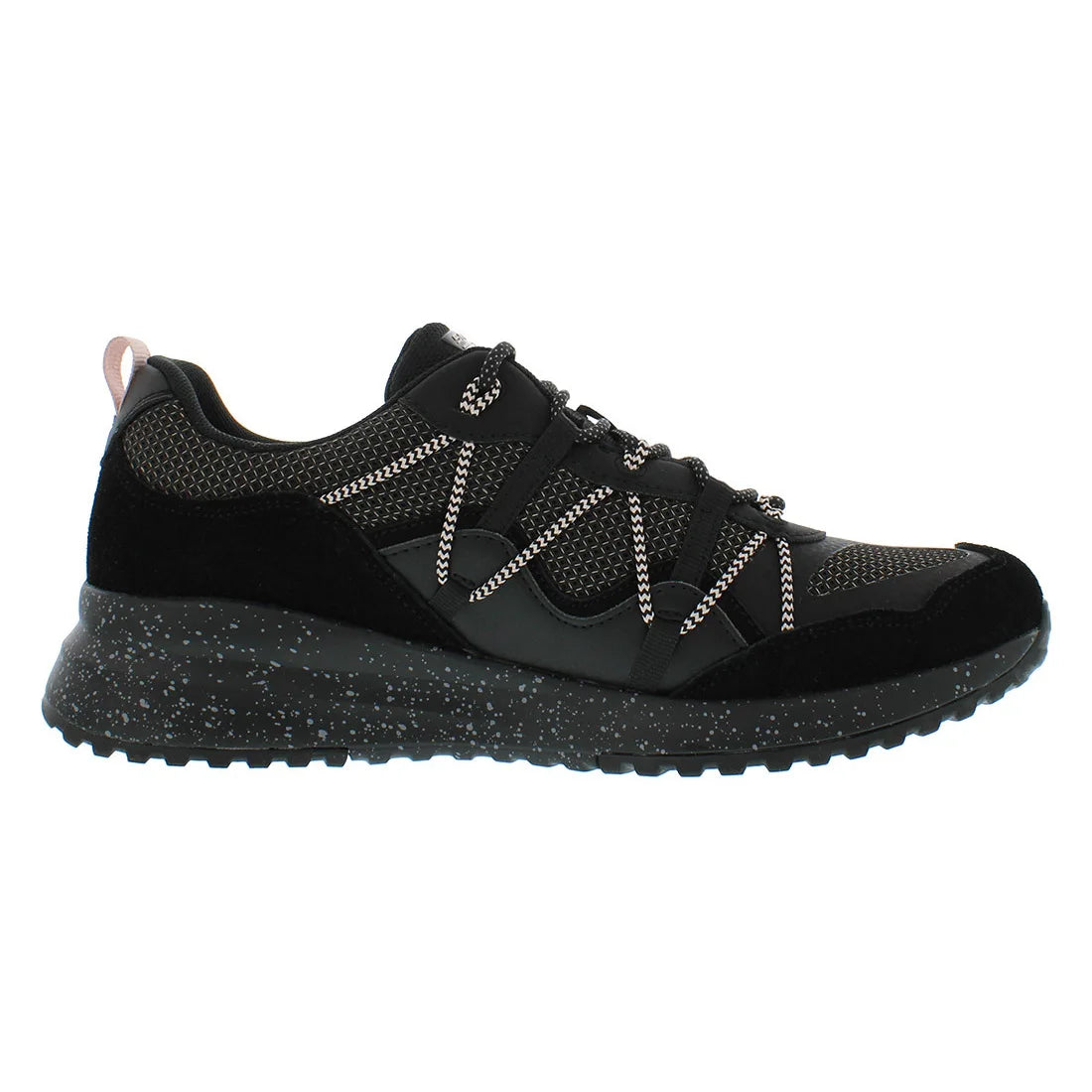 Skechers Bobs Squad 3 Zigzag Swagger Women's Sporty Court Sneakers Black with Soft Mesh Lining and PU Insole | 100% Authentic by Reinvent Yourself