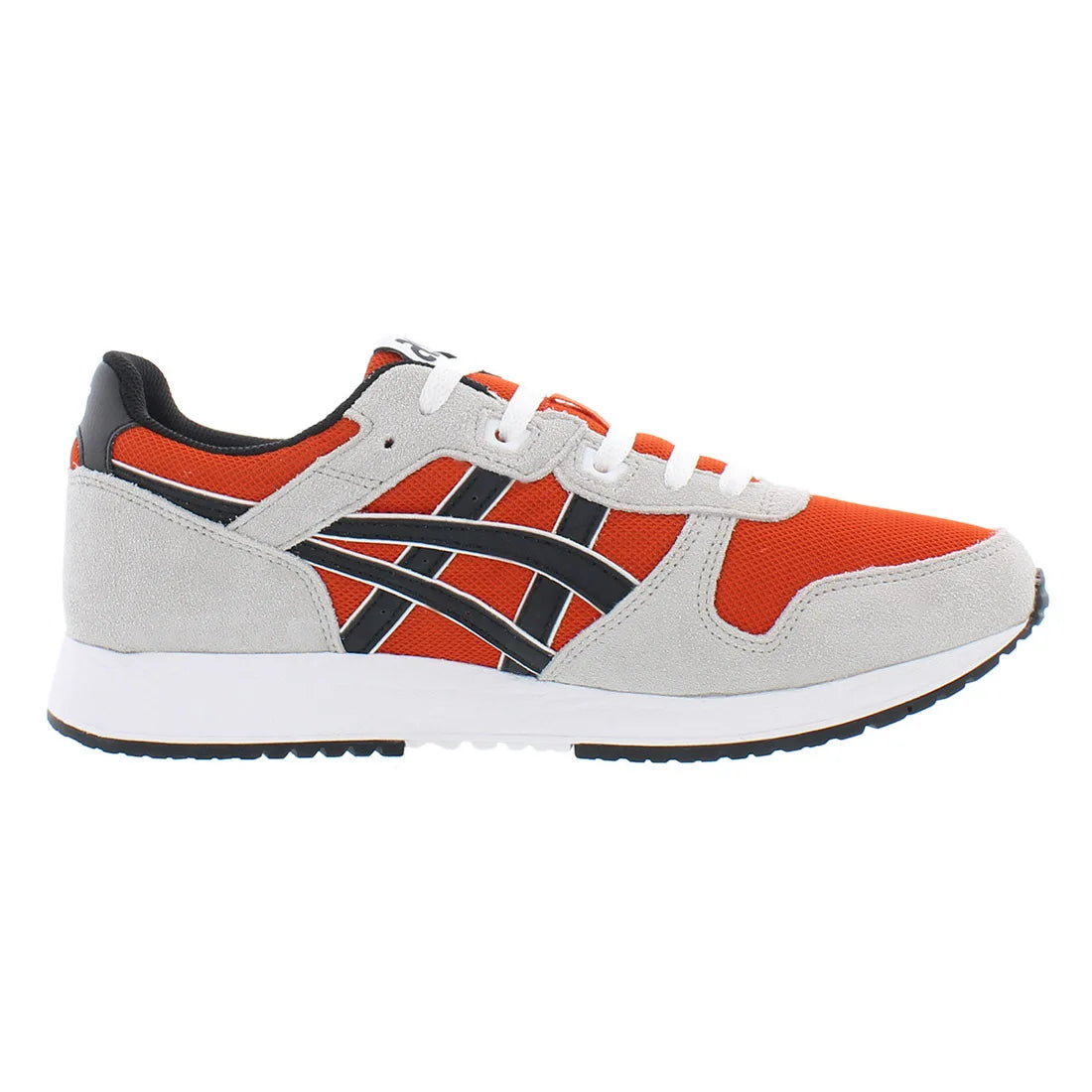 ASICS Men's Lyte Classic Running Shoes in Grey/Red/Black Color Scheme | 100% Authentic by Reinvent Yourself