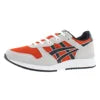 ASICS Men's Lyte Classic Running Shoes in Grey/Red/Black Color Scheme | 100% Authentic by Reinvent Yourself