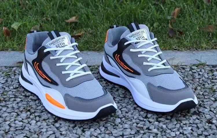 Men's New Design Summer Sports Sneakers PVC Mesh Breathable Shoes with Casual Toe Fashionable PVC Insole Running Winter Season by Reinvent Yourself
