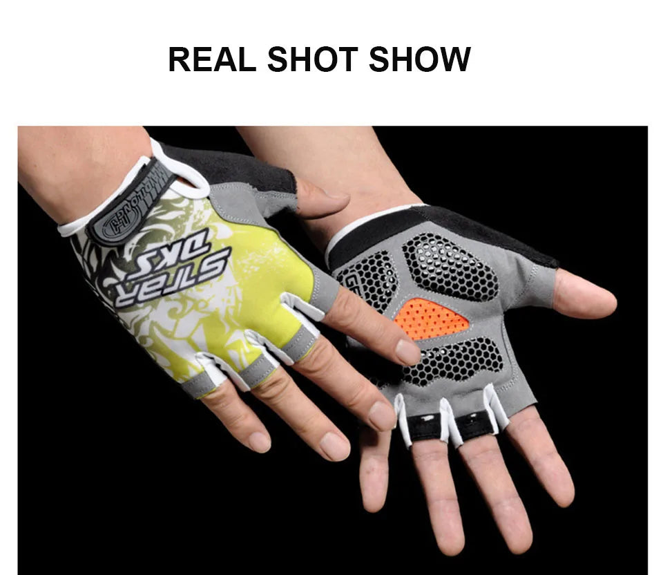 Professional Gym Fitness Gloves Power Weight Lifting Women Men Workout Bodybuilding Cycling Half Finger Hand Protector by Reinvent Yourself