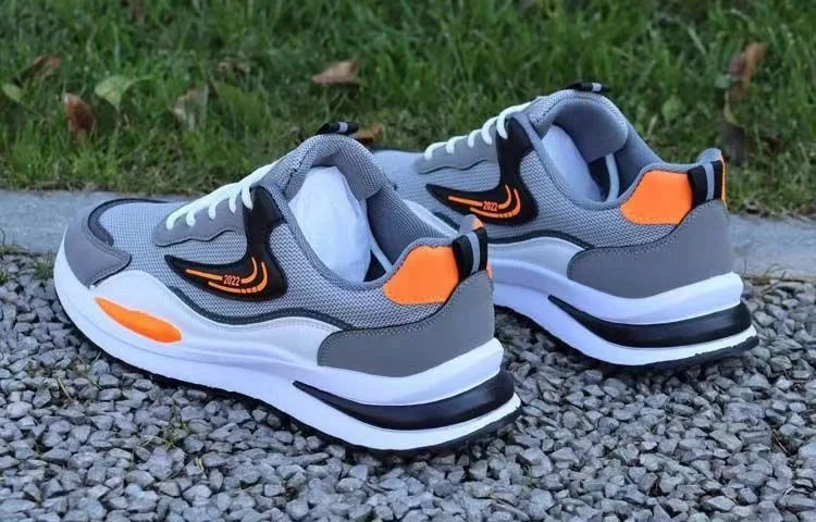 Men's New Design Summer Sports Sneakers PVC Mesh Breathable Shoes with Casual Toe Fashionable PVC Insole Running Winter Season by Reinvent Yourself