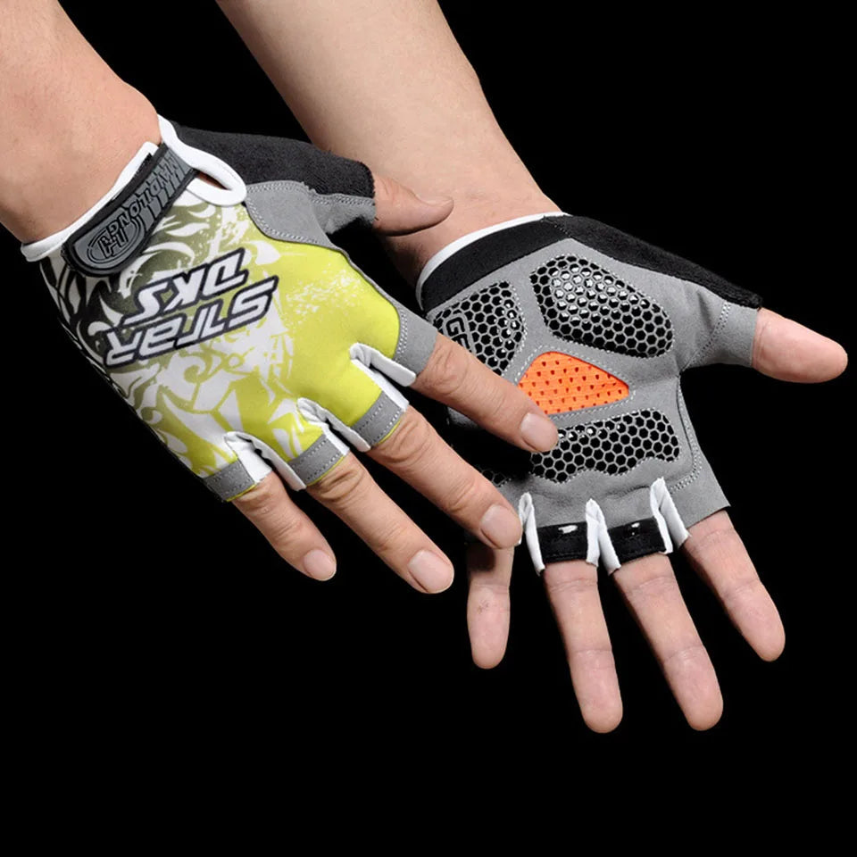 Professional Gym Fitness Gloves Power Weight Lifting Women Men Workout Bodybuilding Cycling Half Finger Hand Protector by Reinvent Yourself