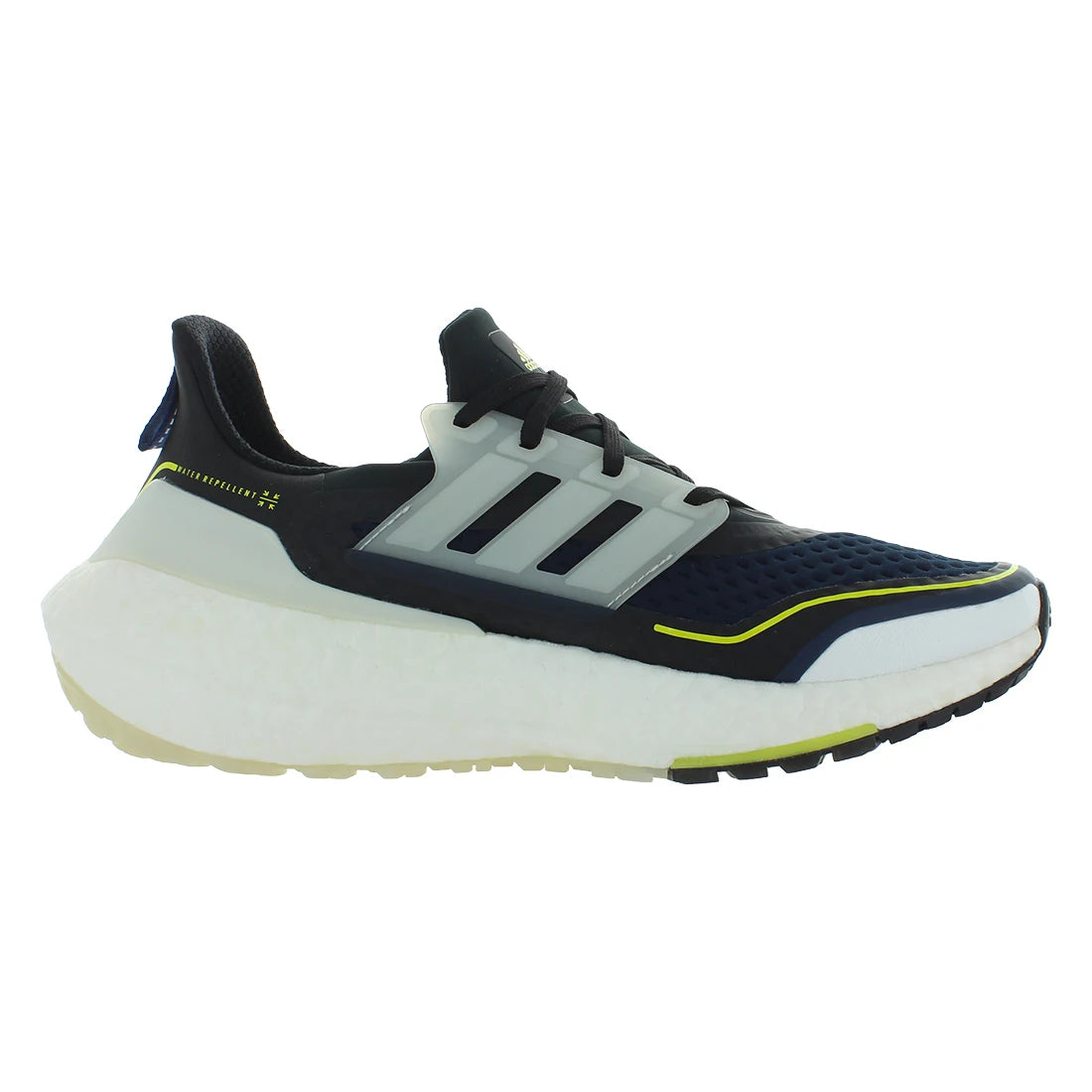 For Ultraboost 21 Men's Size 6 Custom Sneakers Legend Ink/Crystal White/Acid Yellow Color Carbon/EVA Insole Material Vietnam by Reinvent Yourself