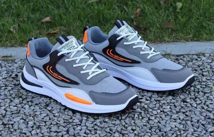 Men's New Design Summer Sports Sneakers PVC Mesh Breathable Shoes with Casual Toe Fashionable PVC Insole Running Winter Season by Reinvent Yourself