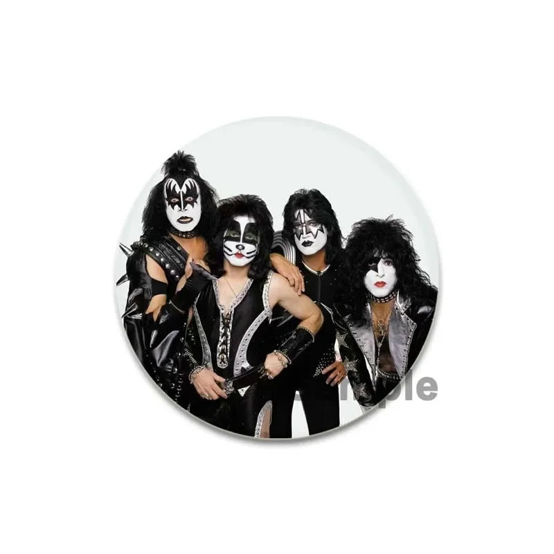 Rock Band Kiss Brooches Enamel Pins Fashion Jewelry Accessoris Singer Brooch for Backpack Clothe Decoration Lapel Badge Gifts by Reinvent Yourself