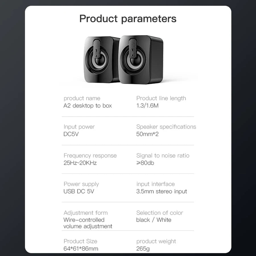 Computer Speaker For PC Laptop Desktop Caixa De Som Sound Box Music Audio System Bocina Column Acoustics Coluna Amplified Unit by Reinvent Yourself