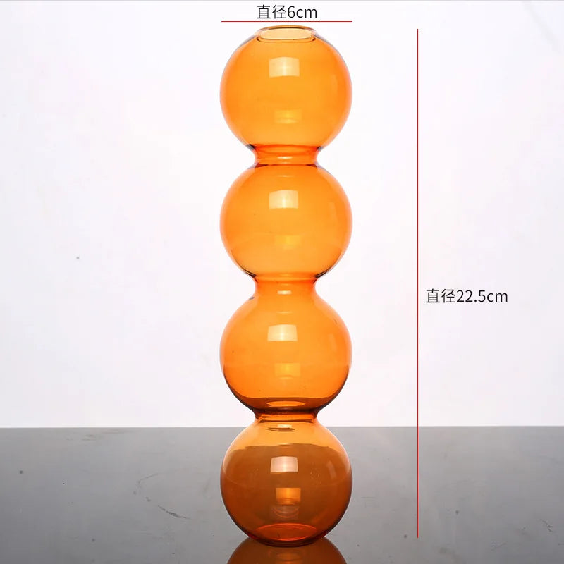 Nordic Glass Vase Home Decor Living Room Decoration Terrarium Flower Vase Plant Pots Decorative Home Accessories Decoration Gift by Reinvent Yourself