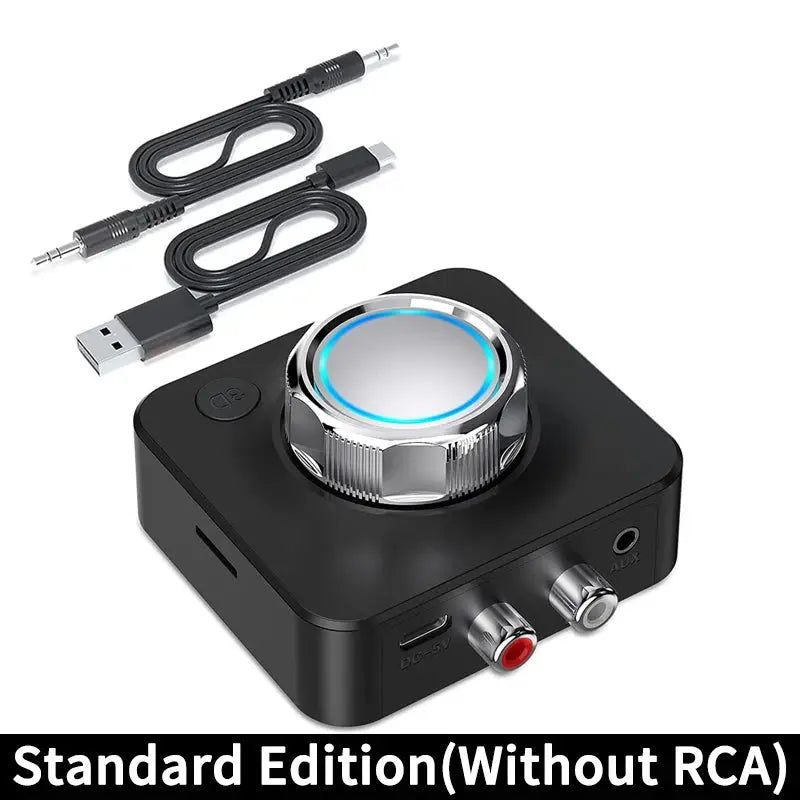 Bluetooth 5.0 Audio Receiver 3D Stereo Music Wireless Adapter TF Card RCA 3.5mm 3.5 AUX Jack For Car Speaker Amplifier Headphone by Reinvent Yourself