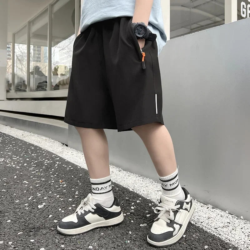 Summer Men Shorts Ice Silk Running Gym Sport Shorts Quick Dry Breathable Beach Short Pant Fitness Jogging Cool Casual by Reinvent Yourself
