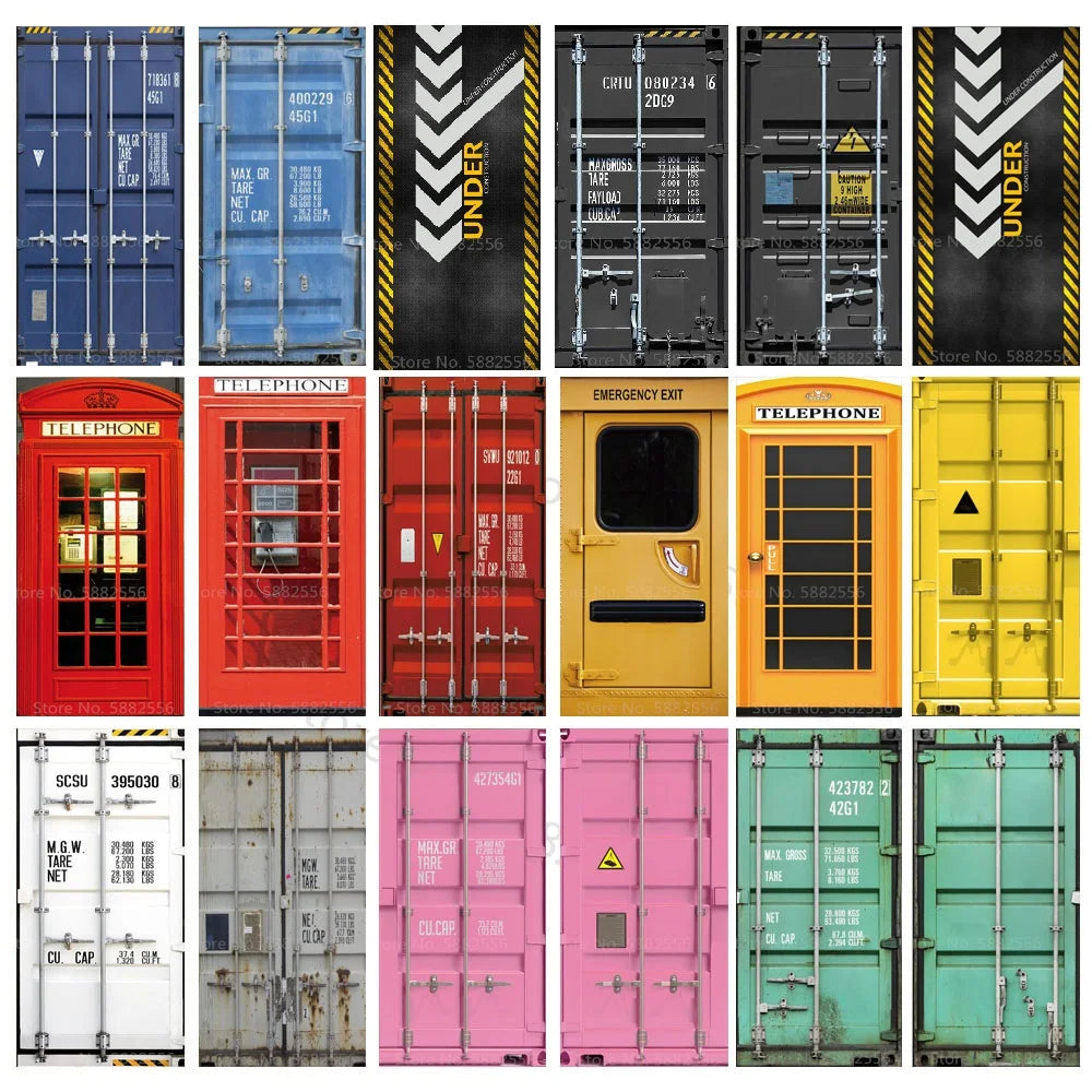 Scenery Door Stickers Wallpaper For Self-adhesive 3d Entrance Bathroom Sticker Room Decor Wall Photo Posters Vinyl On The Closet by Reinvent Yourself