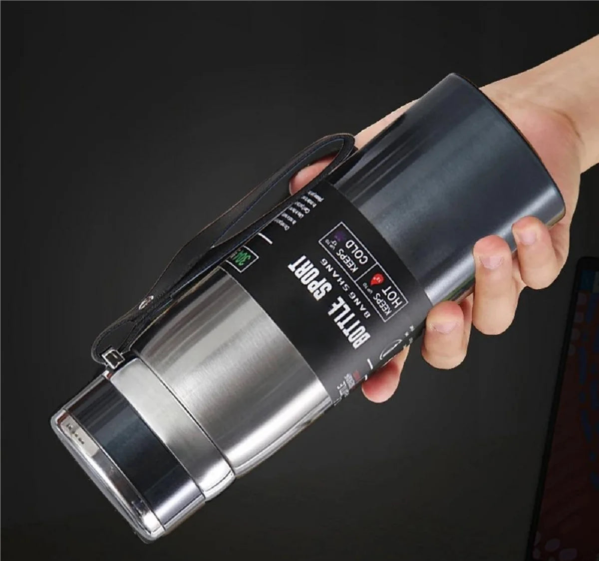 1L Thermal Water Bottle Keep Cold and Hot Water Bottle Thermos for Water Tea Coffee Vacuum Flasks Stainless Steel Thermos Bottle by Reinvent Yourself