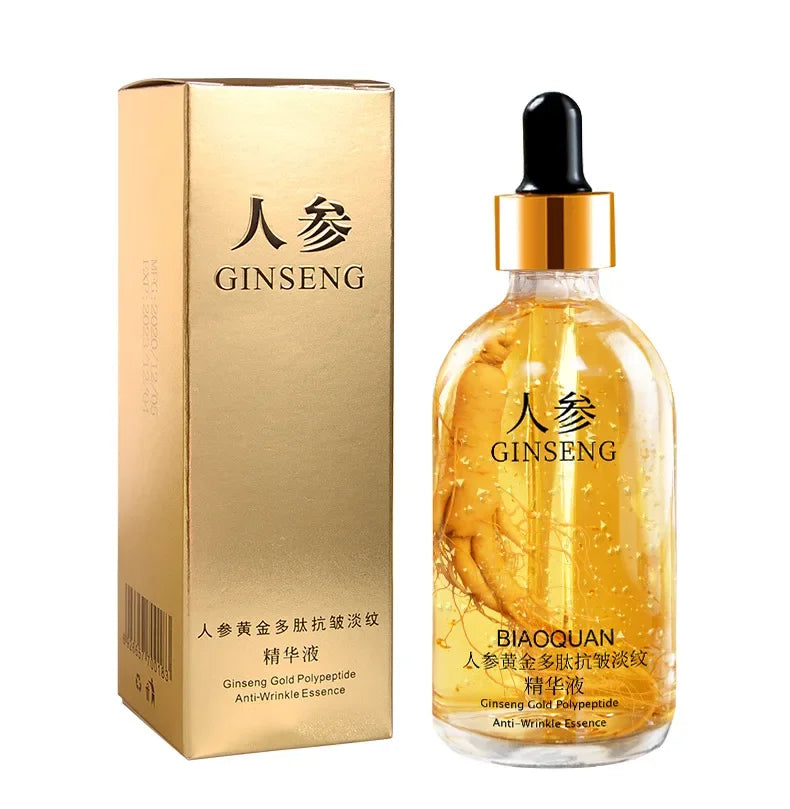 a100ml Gold Ginseng Face Essence Polypeptide Anti-wrinkle Lightning Moisturizing Niacinamide Facial Serum for Skin Care Products by Reinvent Yourself