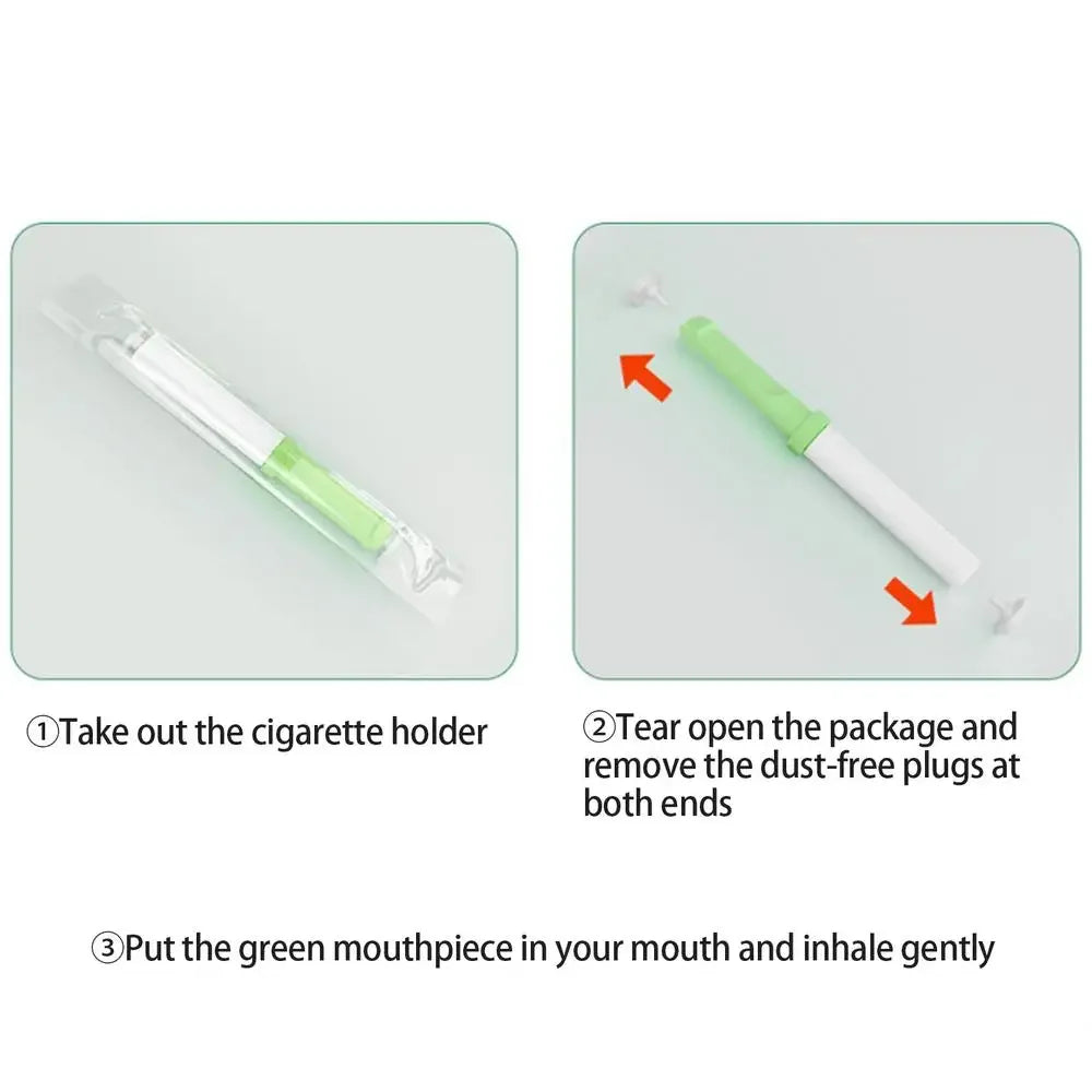 1PC Smokeless Air Inhaler Stop Vaping Aid Non-Electric Inhaler Safe and Healthy Vaping Cessation Aid for Men Cars Trains Travel