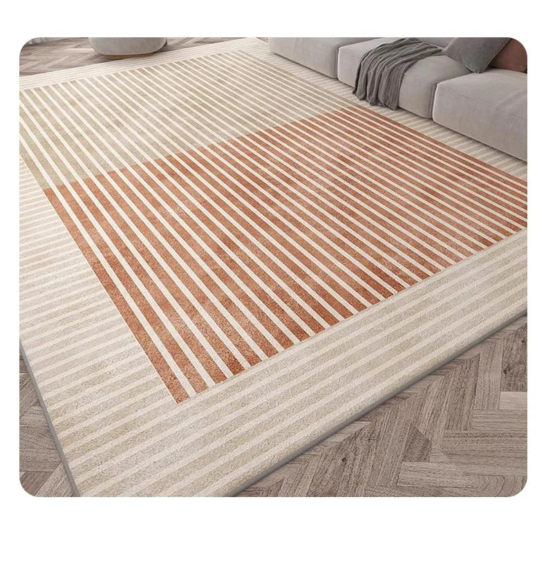 Modern Geometric Pattern Living Room Carpet Soft Non-slip Gaming Room Decoration Rug Light Luxury Easy Clean Coffee Tables Mat by Reinvent Yourself