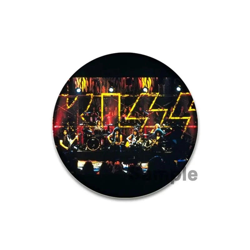 Rock Band Kiss Brooches Enamel Pins Fashion Jewelry Accessoris Singer Brooch for Backpack Clothe Decoration Lapel Badge Gifts by Reinvent Yourself