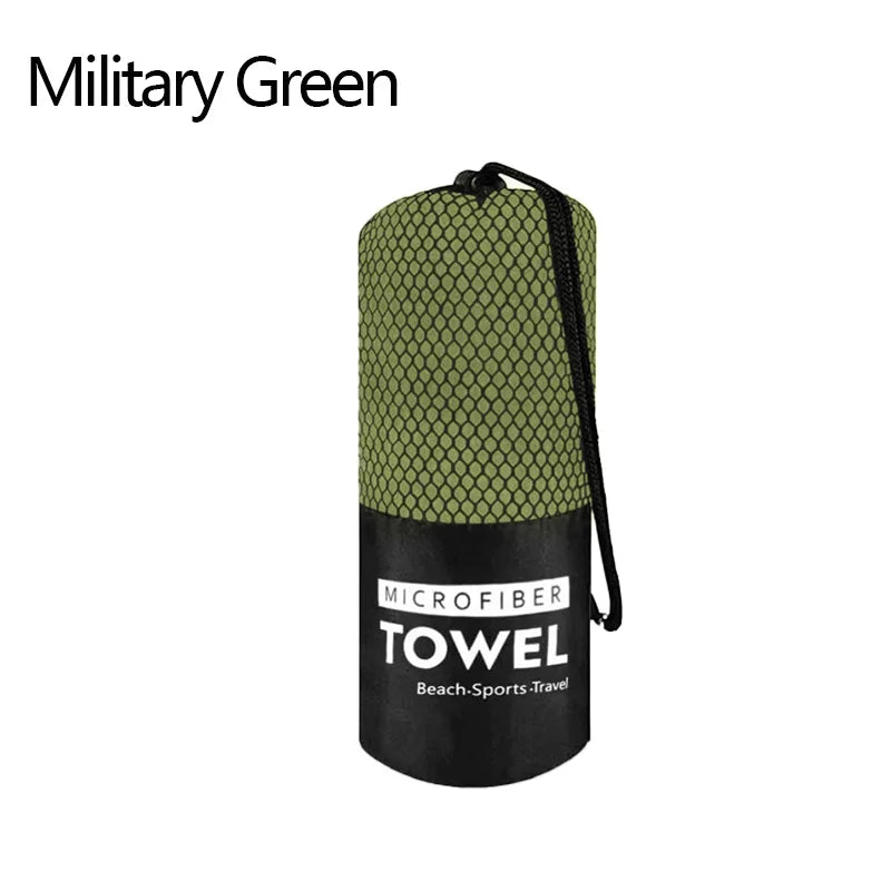 Microfiber Towel Thick Quick Dry Hair Absorbent Large Super Soft and Lightweight Ideal for Travel Sports and Fitness for Yoga by Reinvent Yourself
