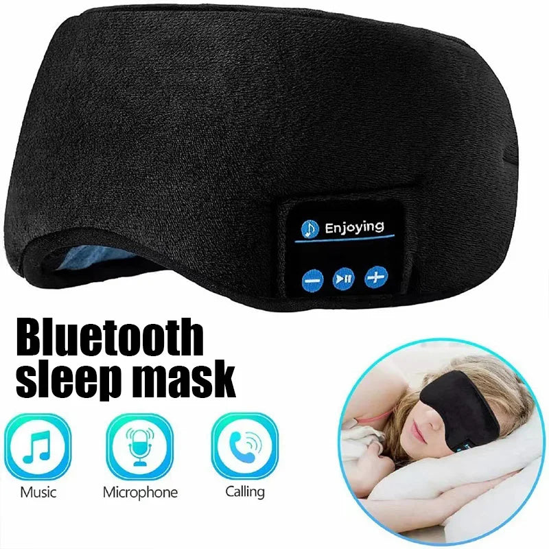 Bluetooth Wireless Headphones Sleeping Eye Mask Earphones Smart Music Sleep Headband Soft Elastic Eye Cover Headset Yoga Travel by Reinvent Yourself