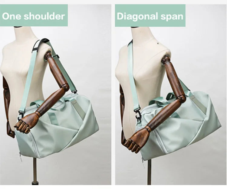 New Women Sports Gym Bag Travel Dry Wet Bags Multifunction Swimming Shoulder Messenger Pack Weekend Fitness Training Handbag by Reinvent Yourself