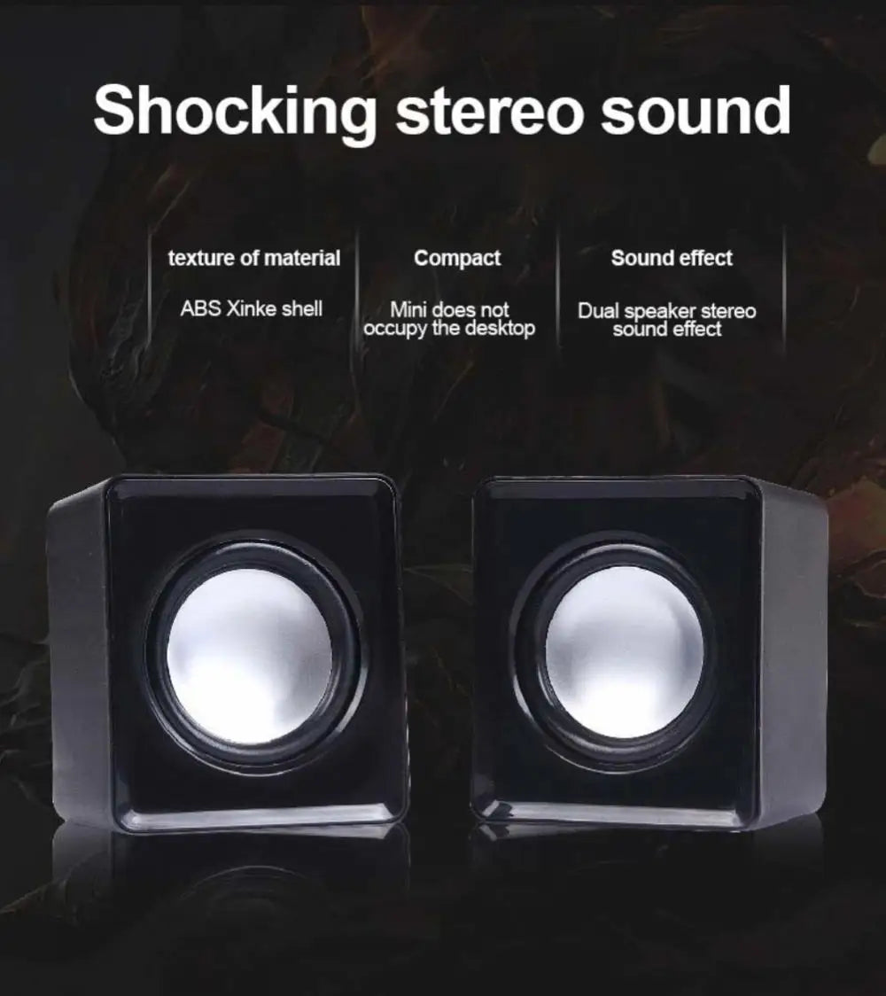 Computer Speaker For PC Laptop Desktop Caixa De Som Sound Box Music Audio System Bocina Column Acoustics Coluna Amplified Unit by Reinvent Yourself