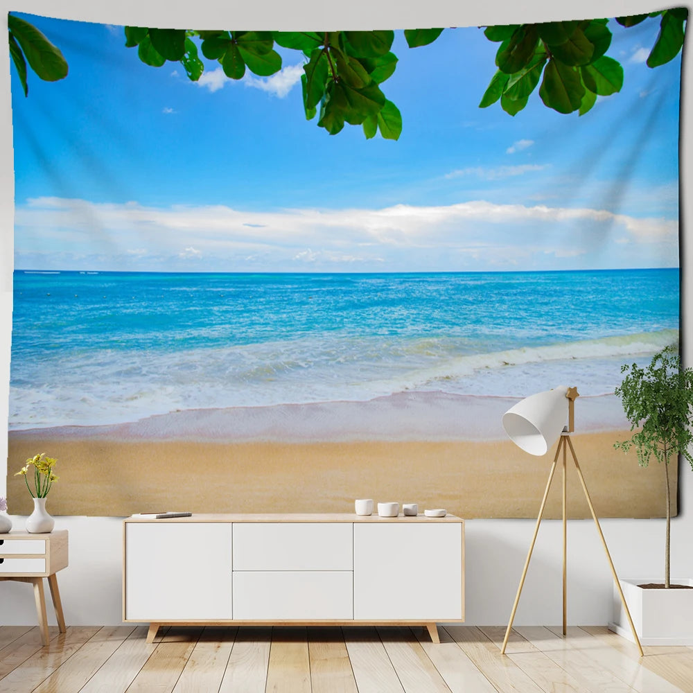 3D Window Scenery Tapestry Wall Hanging Hippie Tapiz Art Boho Natural Simple Bedroom Dorm Home Decor by Reinvent Yourself