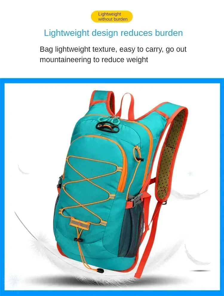 Ultralight Cycling Backpack with Water Bag Ergonomic Strap MTB Road Bicycle Outdoor Hiking Climbing Bag for Sports Fitness by Reinvent Yourself