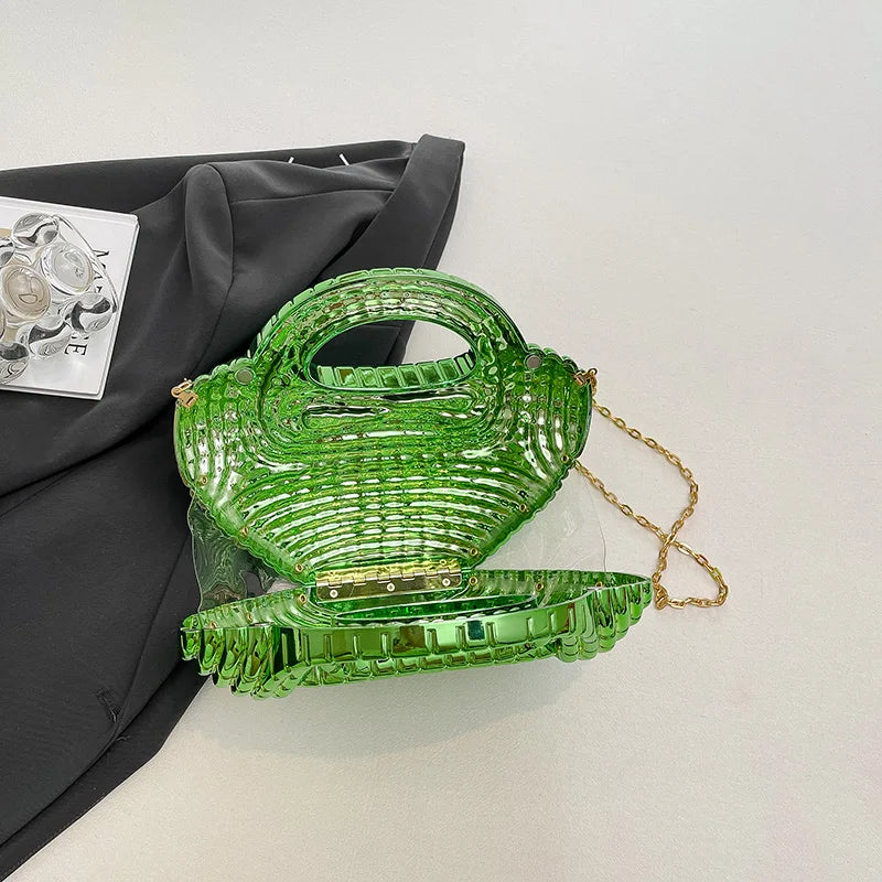 Stylish Acrylic Handbag Designer Crossbody Shoulder Bags Purse for Women Messenger Bag Party and Daily Use by Reinvent Yourself