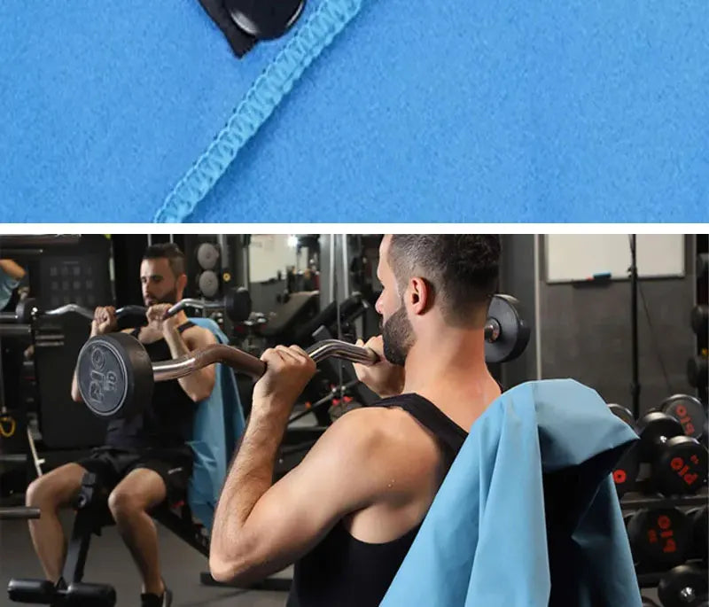 Microfiber Towel Thick Quick Dry Hair Absorbent Large Super Soft and Lightweight Ideal for Travel Sports and Fitness for Yoga by Reinvent Yourself