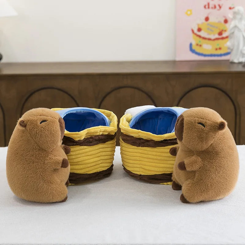 Take a Shower Capybara Plush Toy Stuffed Animals Pillow Hugging Toy Creative Trick Home Decor Play House for Kids Birthday Gifts by Reinvent Yourself