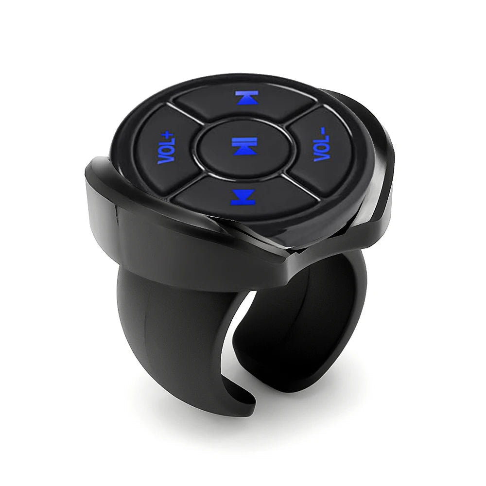 Wireless Bluetooth 5.0 Remote Controller Media Button Car Motorcycle Bike Steering Wheel Music Play for IOS Android Phone Tablet by Reinvent Yourself