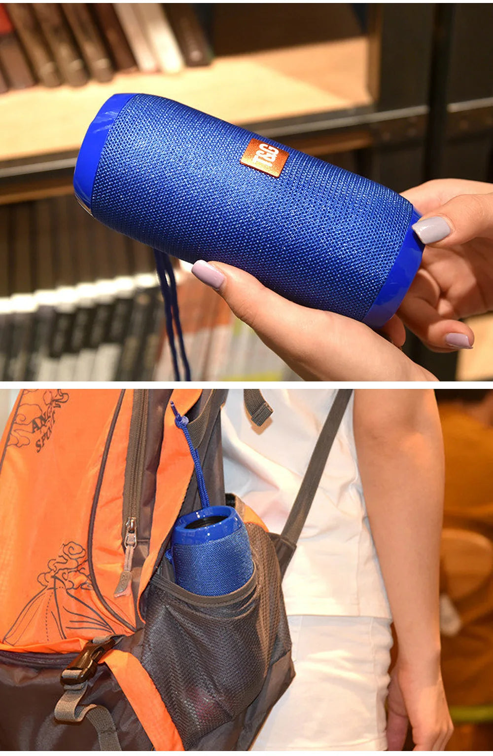 Bluetooth Speaker T&G TG117 Portable TWS Sound Box Waterproof Loudspeaker Outdoor Stereo Surround Speakers Support TF FM Radio by Reinvent Yourself