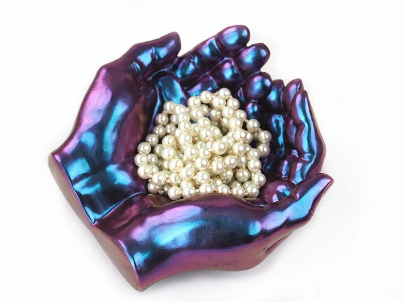 1pc Hand Plaster Mold for Resin Casting and DIY Crafts - Jewelry Storage, Candle Holder, Succulent Pot - Home Decor Gift by Reinvent Yourself