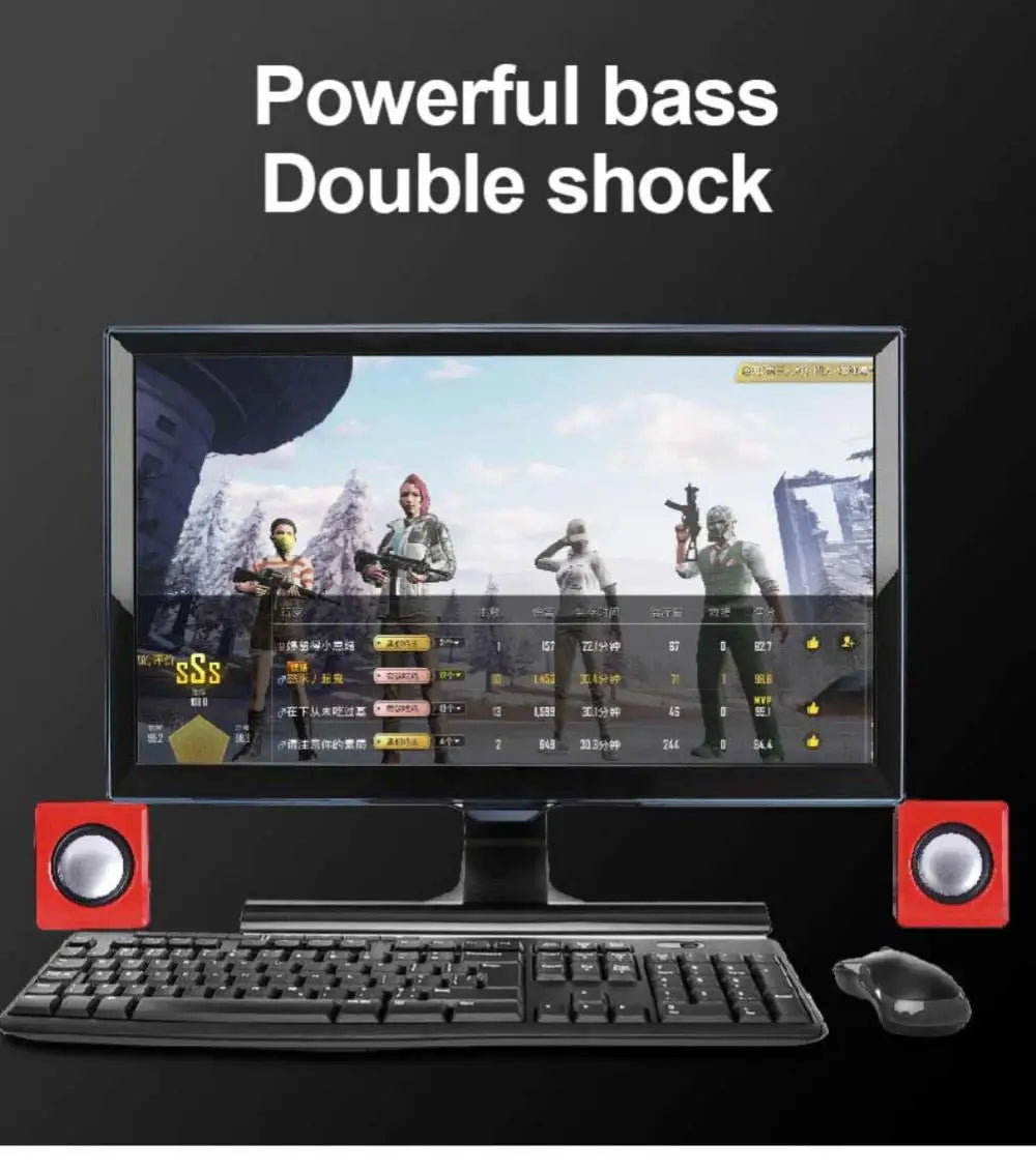 Computer Speaker For PC Laptop Desktop Caixa De Som Sound Box Music Audio System Bocina Column Acoustics Coluna Amplified Unit by Reinvent Yourself