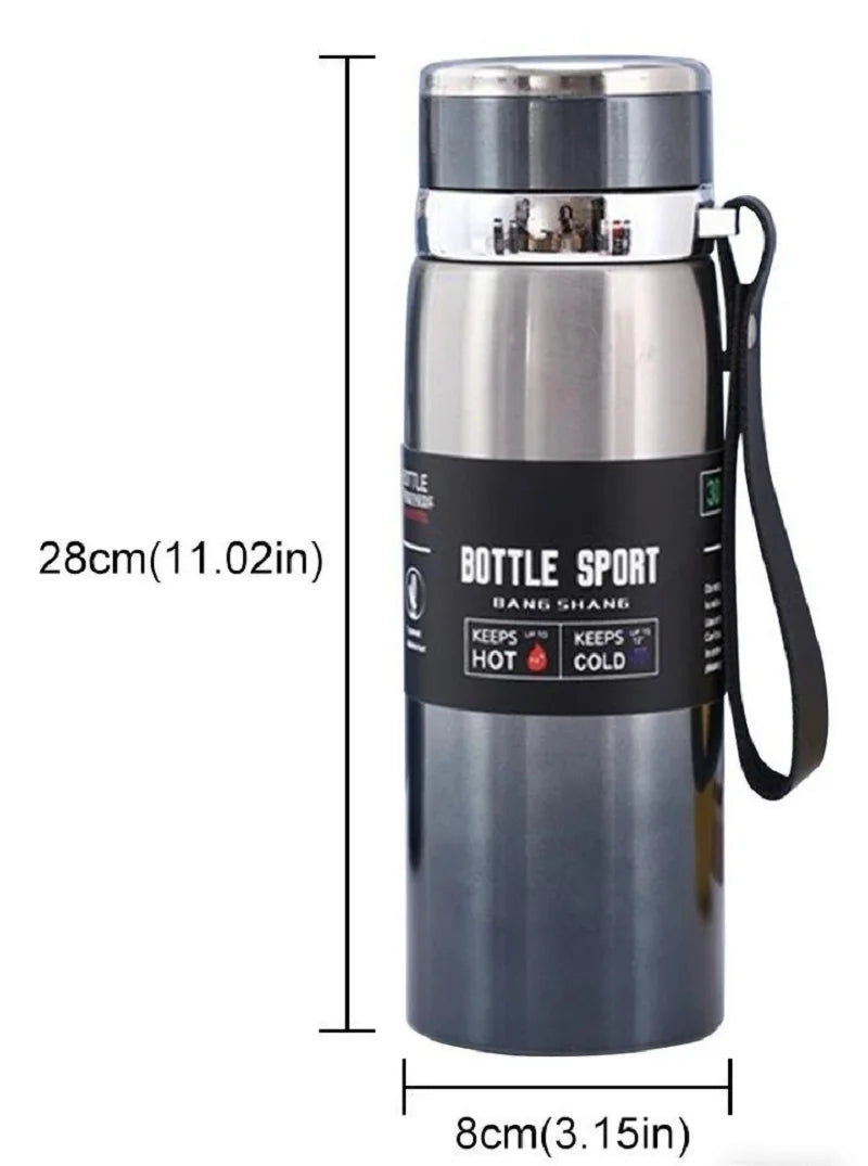 1L Thermal Water Bottle Keep Cold and Hot Water Bottle Thermos for Water Tea Coffee Vacuum Flasks Stainless Steel Thermos Bottle by Reinvent Yourself
