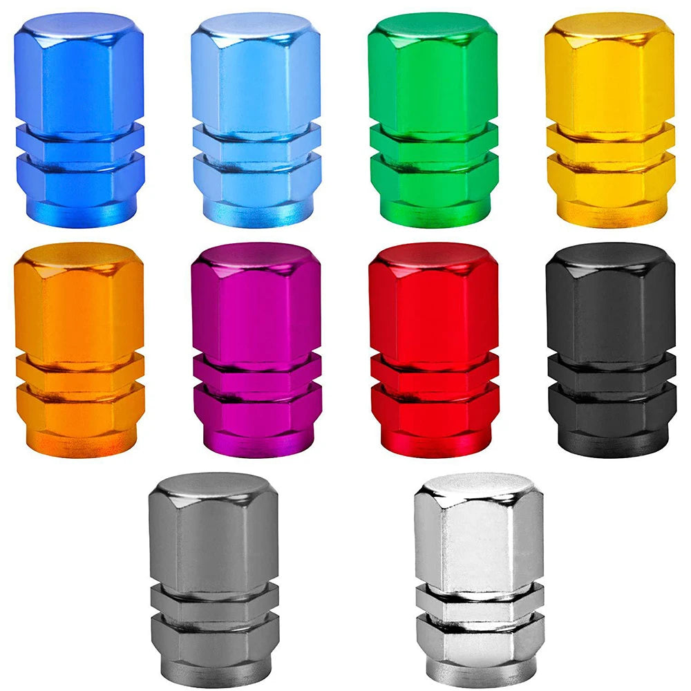 Tire Valve Stem Caps Decorative Tires Accessories Aluminum Alloy Nipple Wheel Caps For Cars Motorcycles Bicycle Cover 2030 by Reinvent Yourself