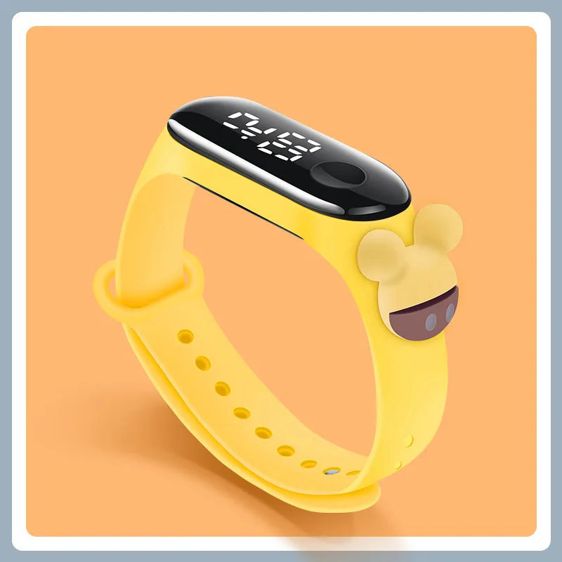 Fashion Mickey Children Watches For Girls Electronic Bracelet Sports Touch LED Spiderman Doll Kids Watch Women Waterproof Clock by Reinvent Yourself