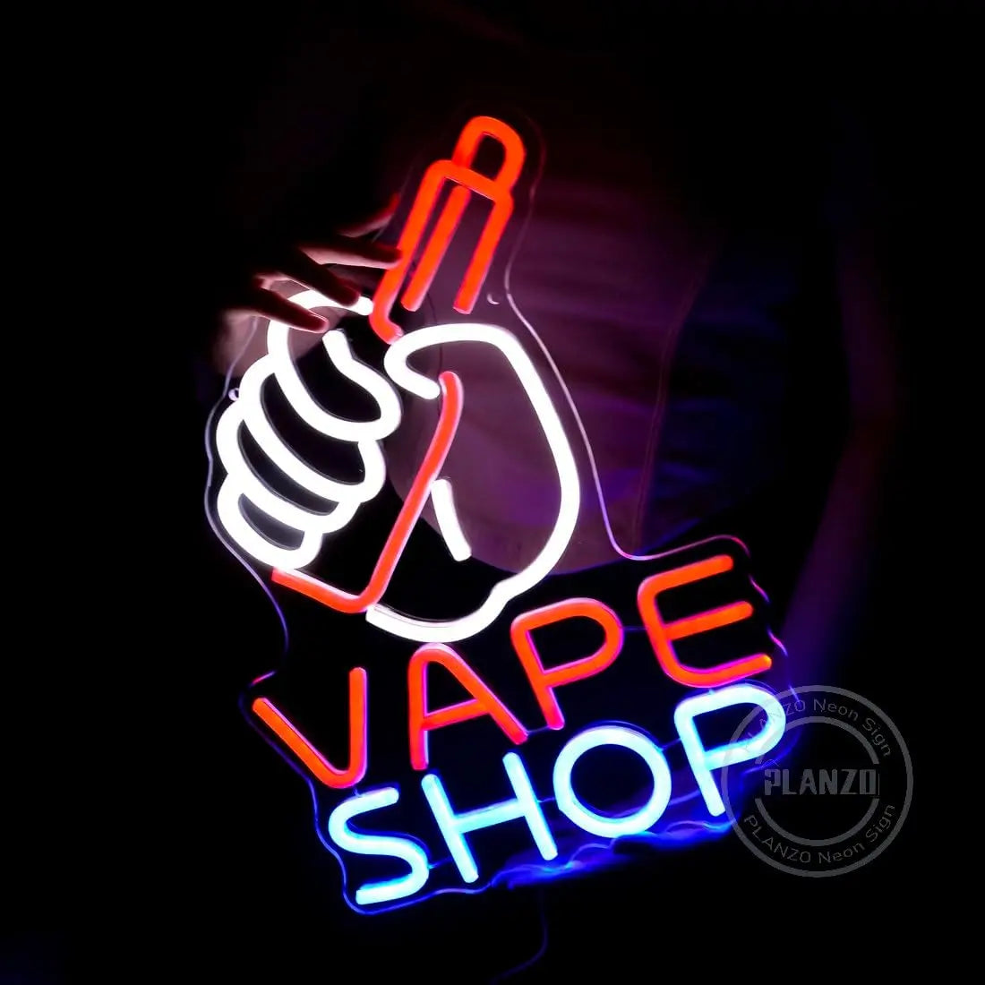 VAPE Shop Neon Sign for Smoke Shop LED Light Up E-cigar Business Store Sign Logo Wall Decor Birthday Christmas Dad Husband Gift by Reinvent Yourself