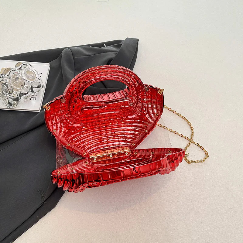 Stylish Acrylic Handbag Designer Crossbody Shoulder Bags Purse for Women Messenger Bag Party and Daily Use by Reinvent Yourself
