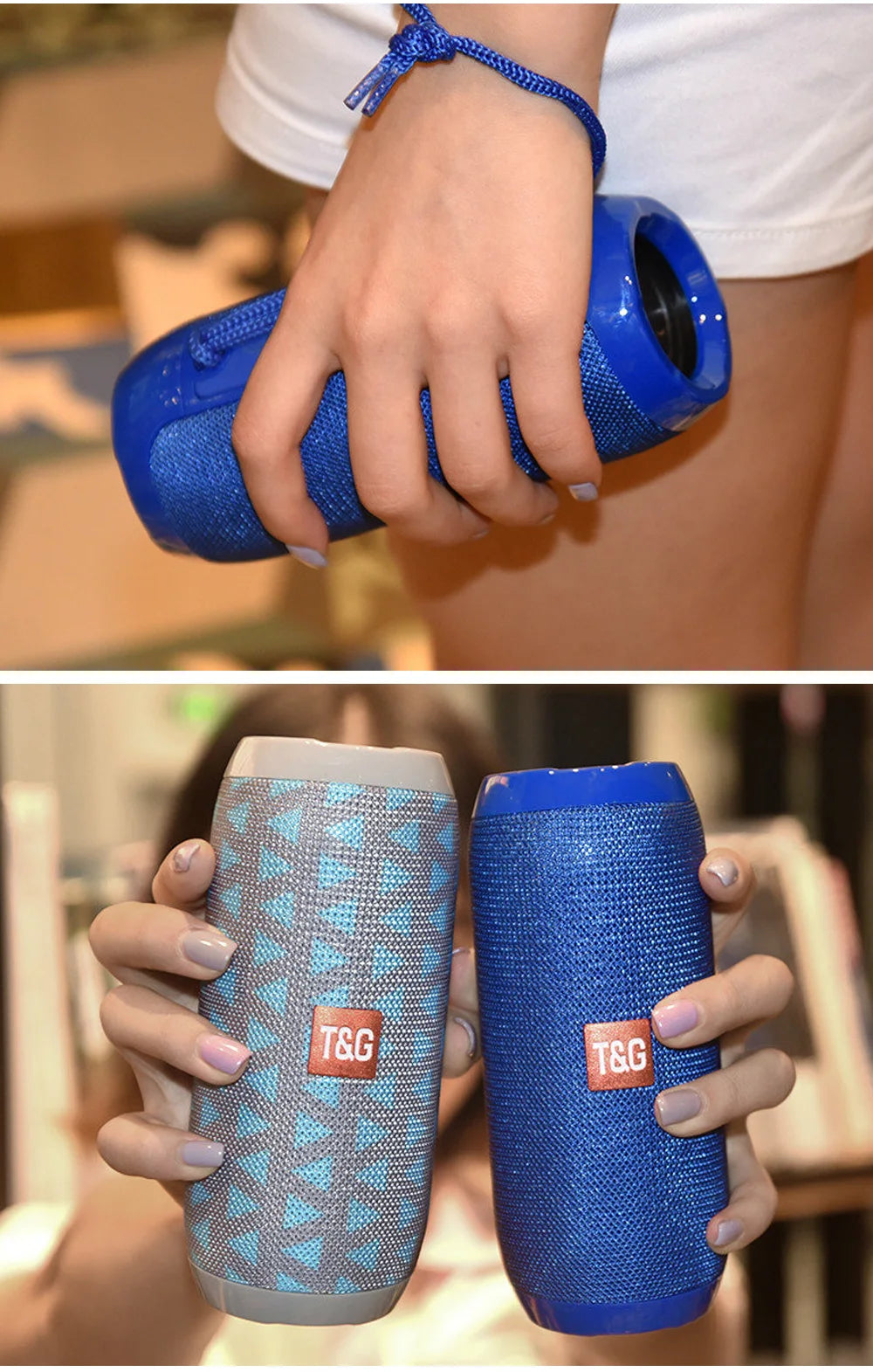 Bluetooth Speaker T&G TG117 Portable TWS Sound Box Waterproof Loudspeaker Outdoor Stereo Surround Speakers Support TF FM Radio by Reinvent Yourself