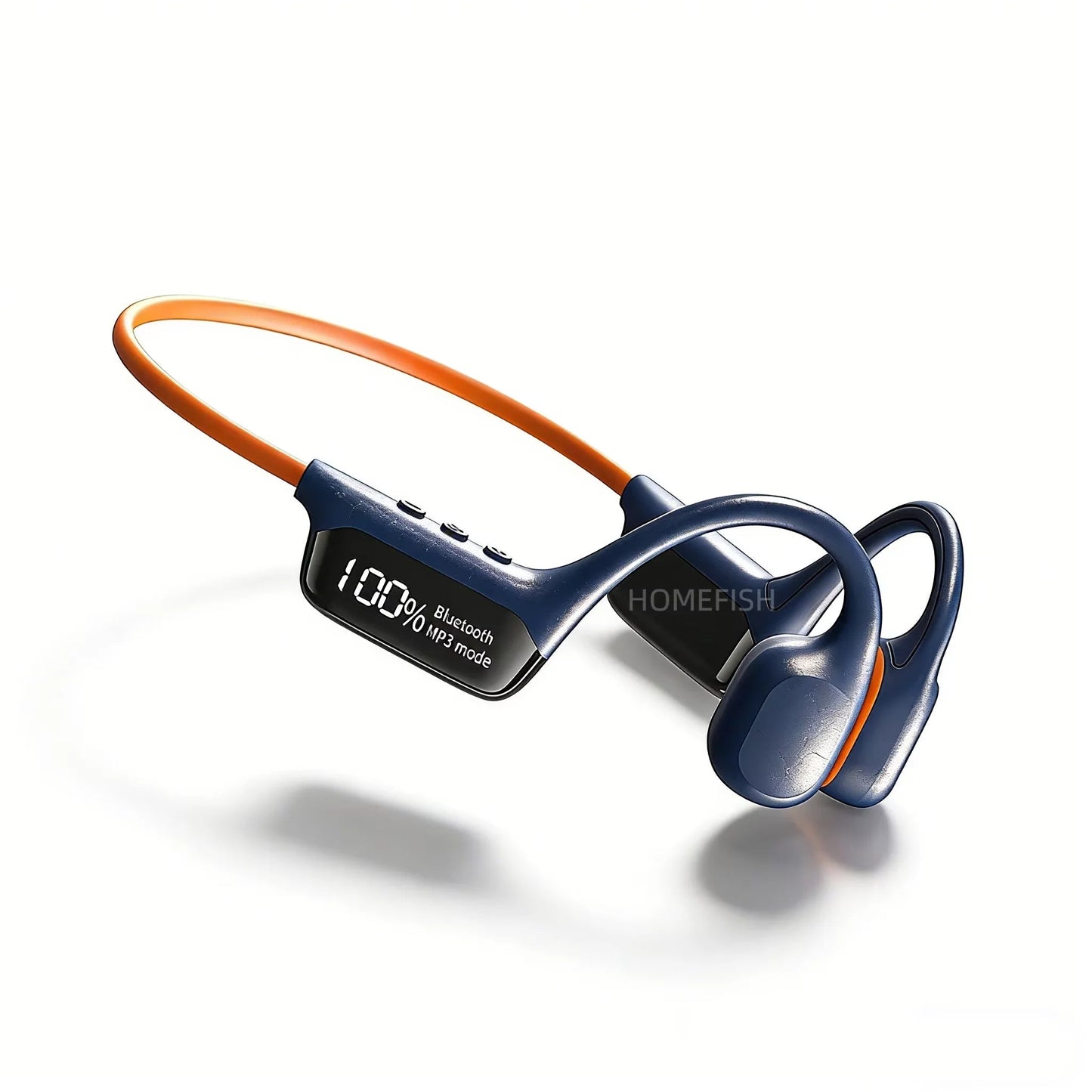IPX8 Waterproof Bone Conduction Headphones, Open Ear Bluetooth Sport Headphones with 32GB MP3, 72H Battery Life by Reinvent Yourself