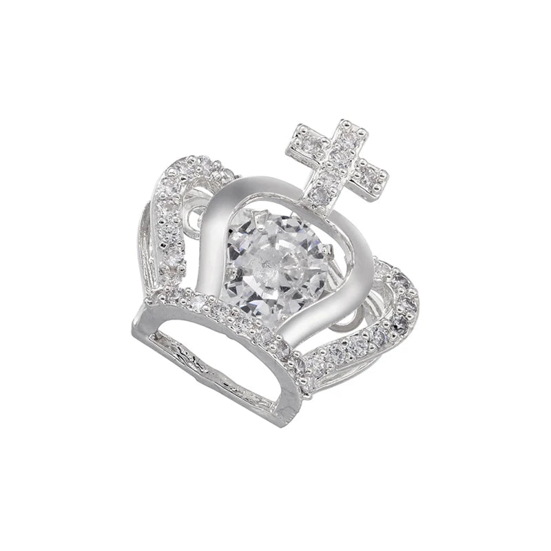 ZHUKOU whale charms for jewelry making crown pendants for handmade jewelry making supplies accessories wholesale VD1247 by Reinvent Yourself
