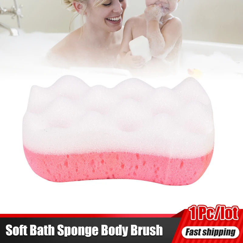 Soft Bath Sponge Body Scrub Bast Wisp Massage Brush Body Washcloth Skin Scrubber Relax Exfoliating Skincare Shower Accessories by Reinvent Yourself