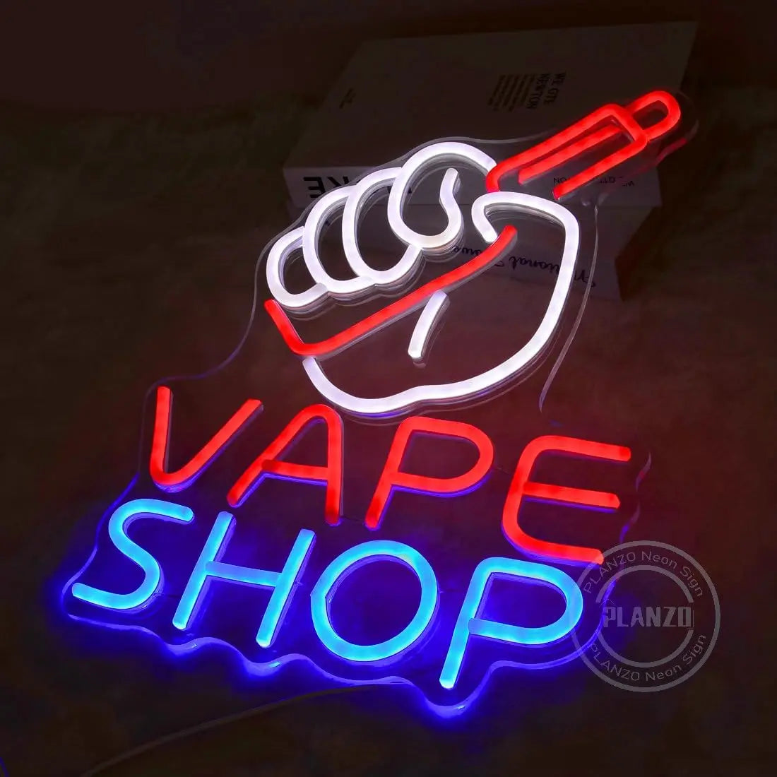 VAPE Shop Neon Sign for Smoke Shop LED Light Up E-cigar Business Store Sign Logo Wall Decor Birthday Christmas Dad Husband Gift by Reinvent Yourself