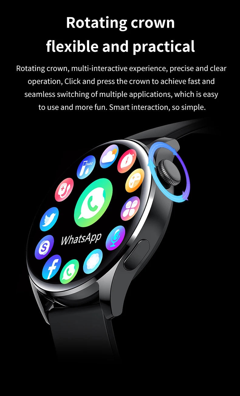 LIGE NFC Access Control Smart Watch Men Bluetooth Call Sport Fitness Men's Wristwatch Heart Rate Monitor Waterproof Smartwatch by Reinvent Yourself